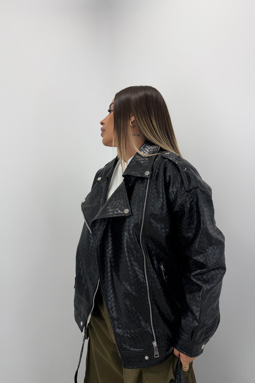 CHAQUETA BIKER ESTRUC