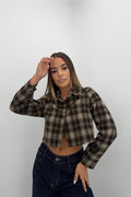 CAMISA CUADRE CROPPED