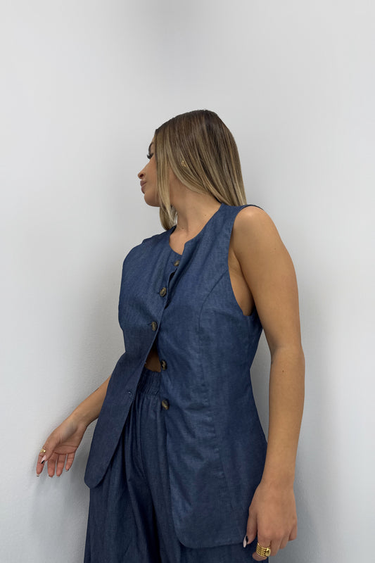 CHALECO DENIM LUMINA