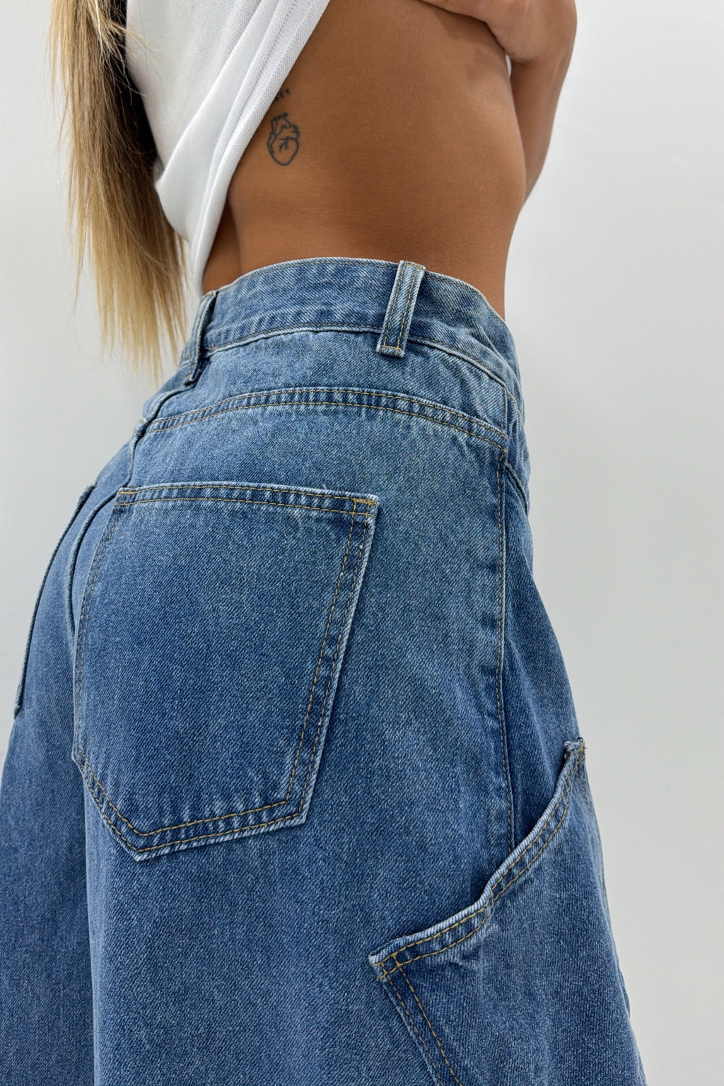 JEANS ASIMÉTRIC DENIM