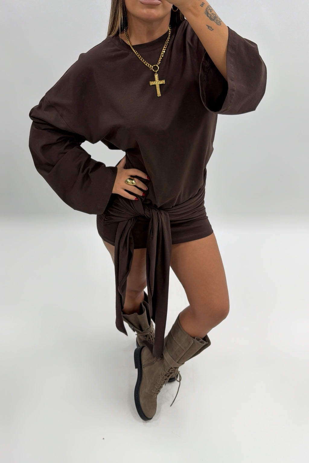 VESTIDO NUDE LUMINA