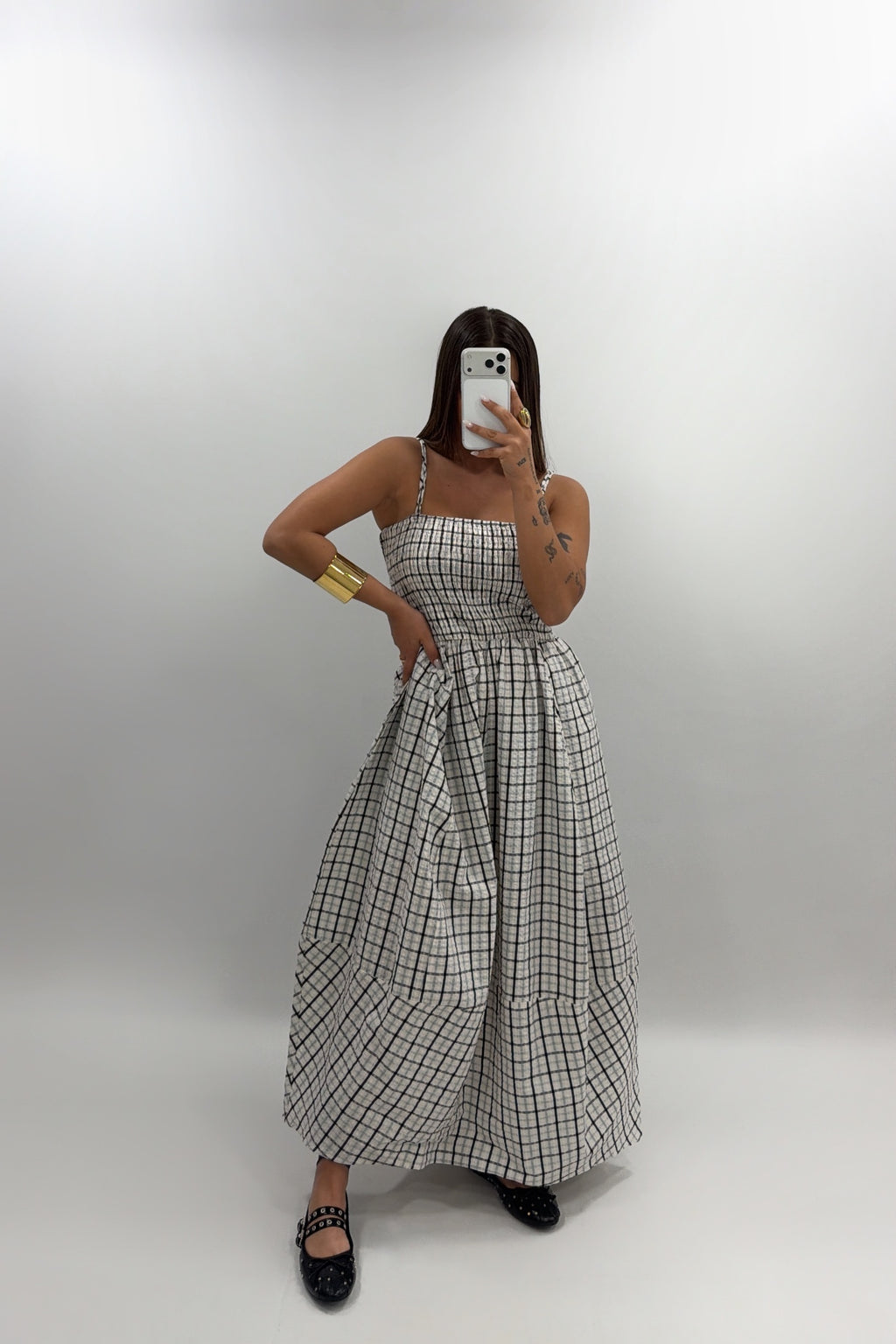 VESTIDO BAHON CUADRE