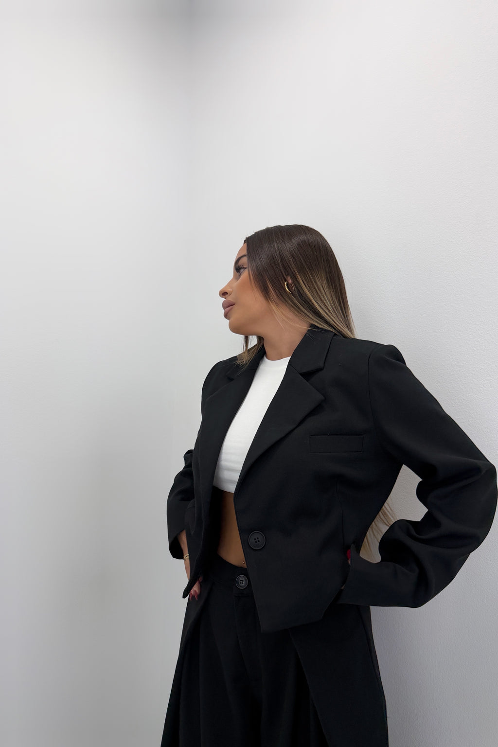 BLAZER BASIC CROPPED