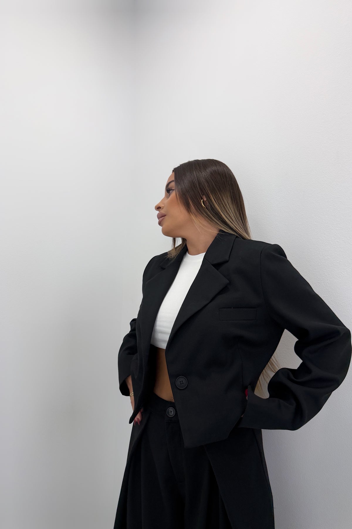 BLAZER BASIC CROPPED