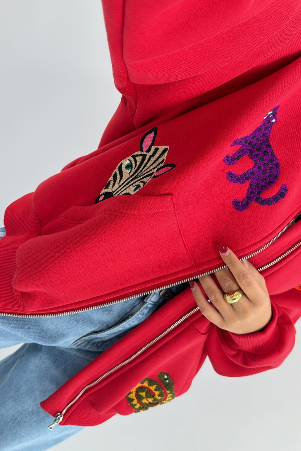 CHAQUETA SUDADERA PARCH LUMINA