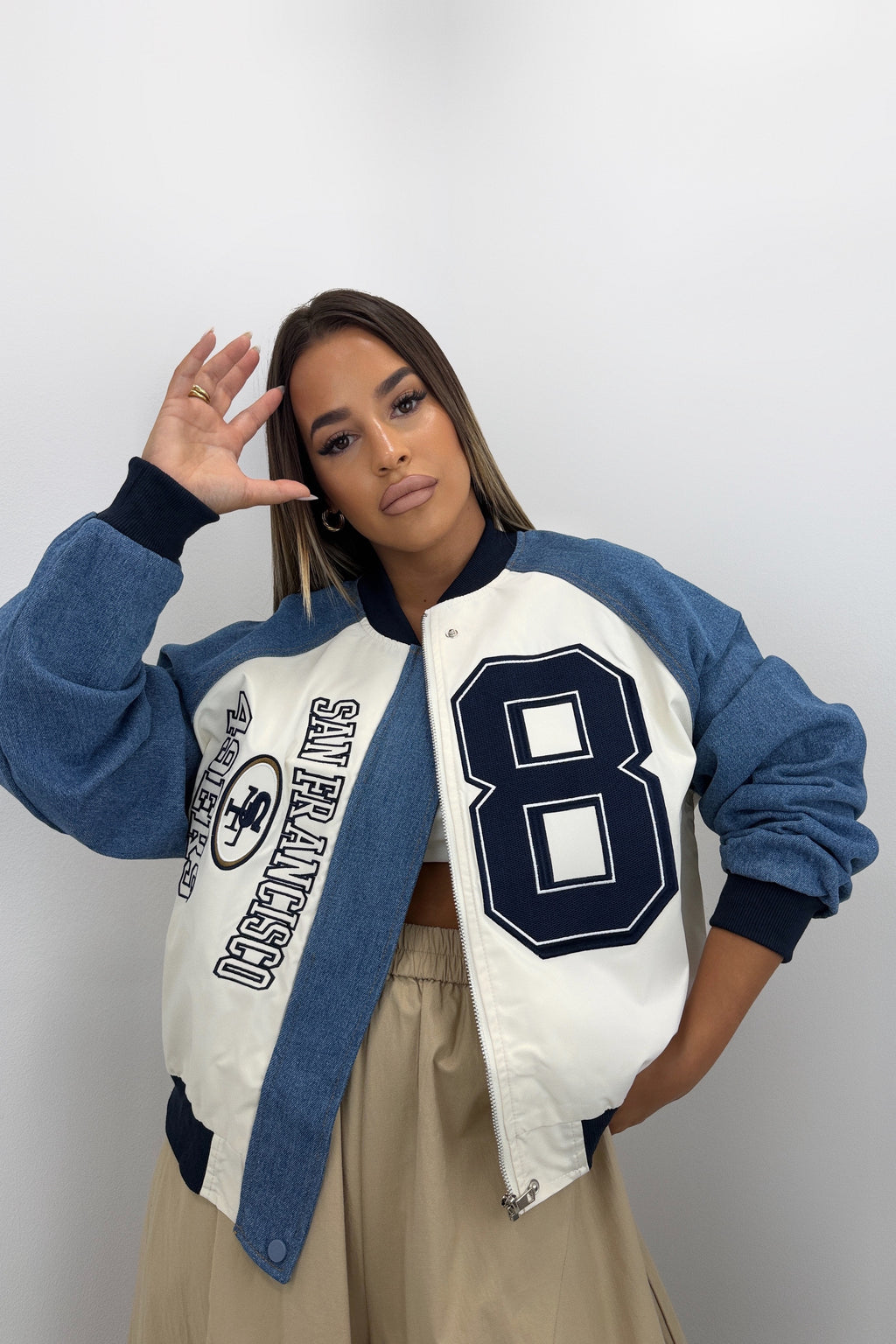 CHAQUETA COMBINADA OCHE