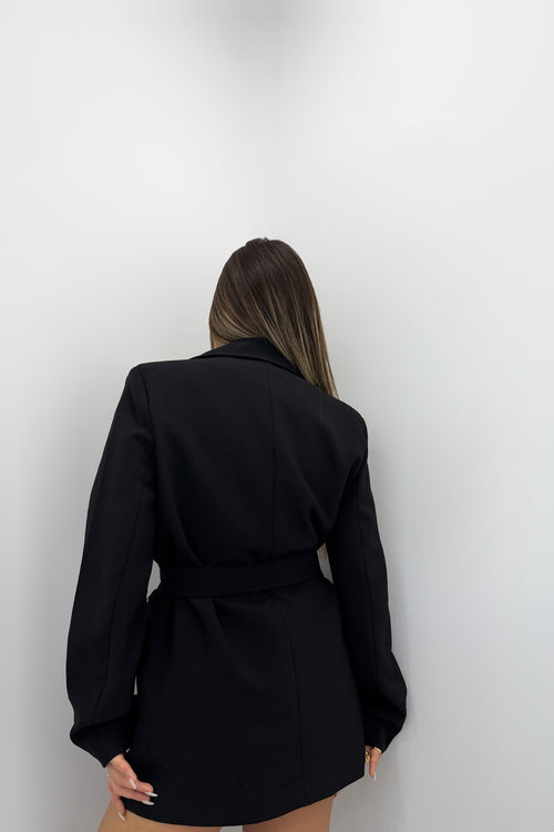 BLAZER CON CINTURÓN BOTTON