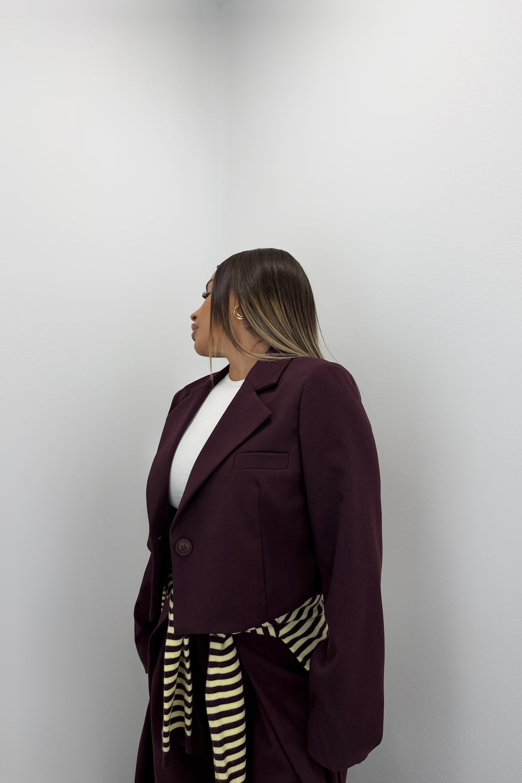 BLAZER CROPPED BUR