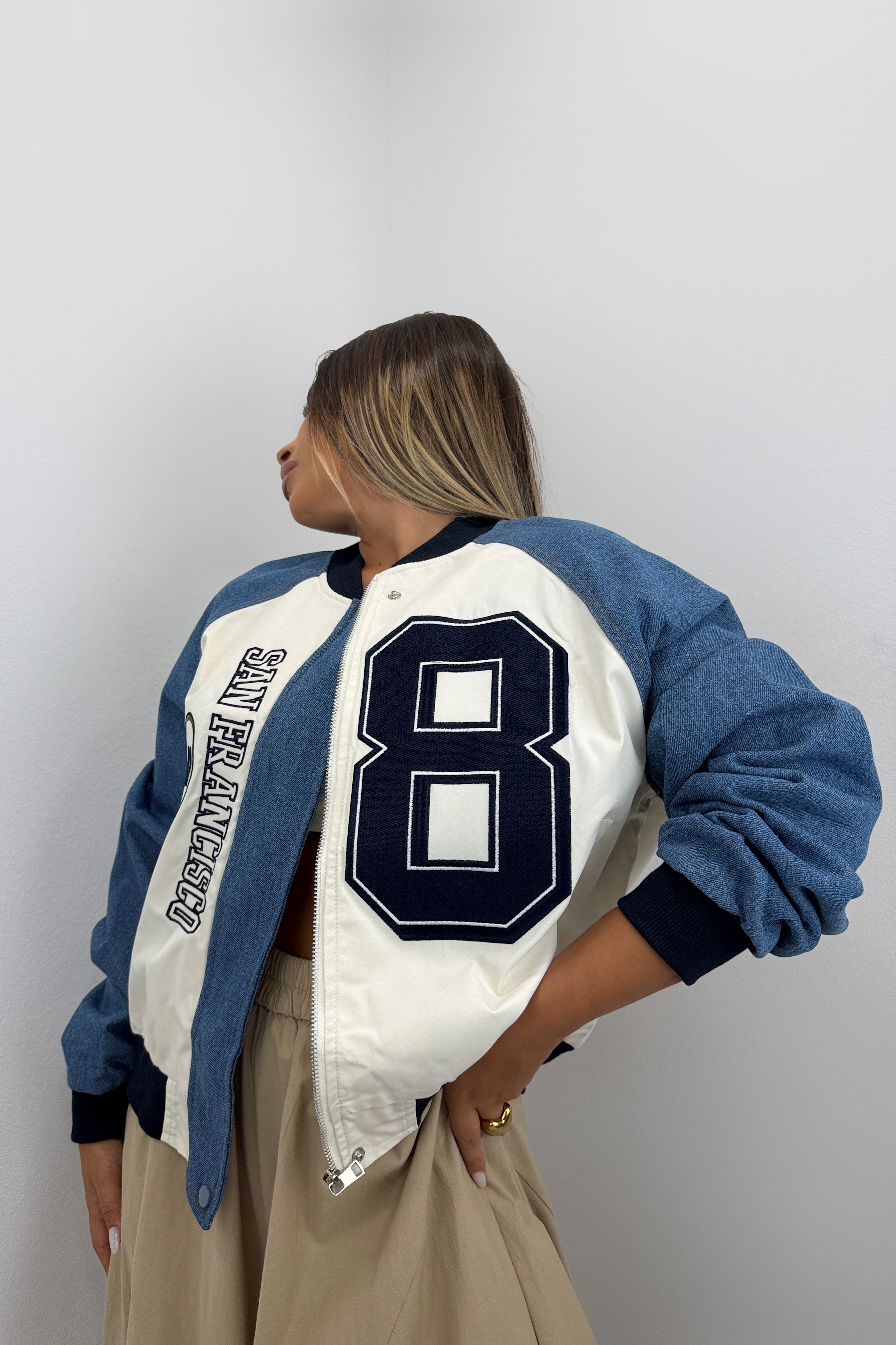 CHAQUETA COMBINADA OCHE