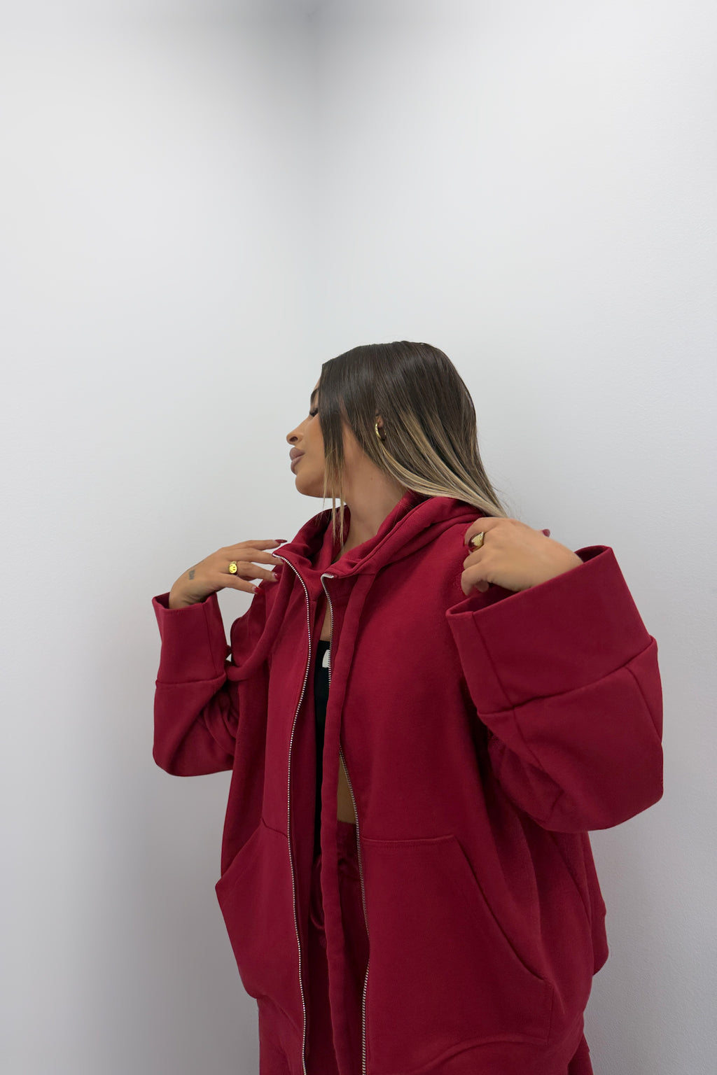 SUDADERA CREMALLERA LUMINA