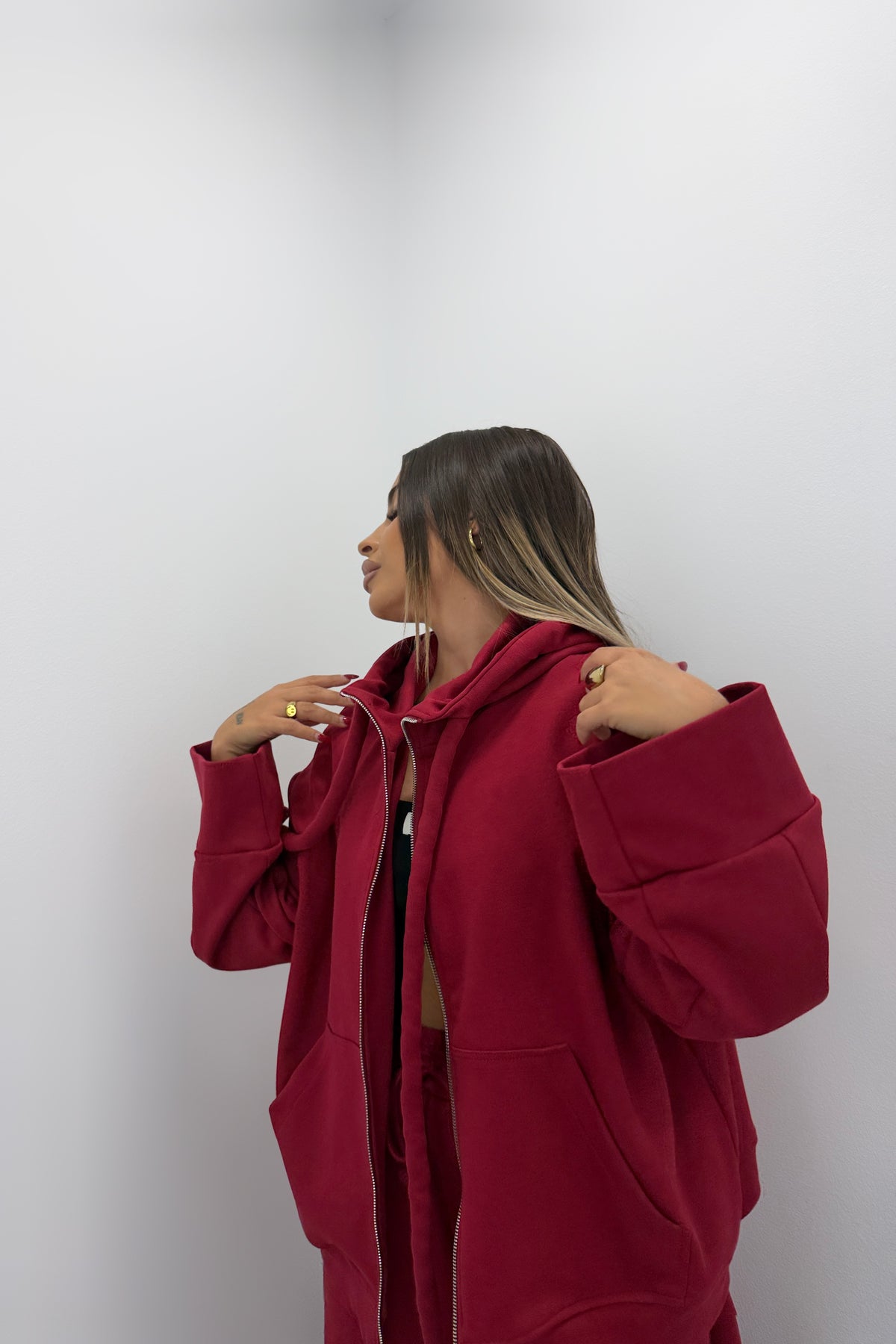 SUDADERA CREMALLERA LUMINA