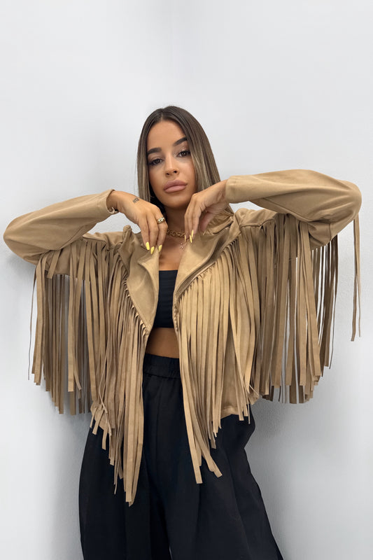 CHAQUETA ANTE FLECOS