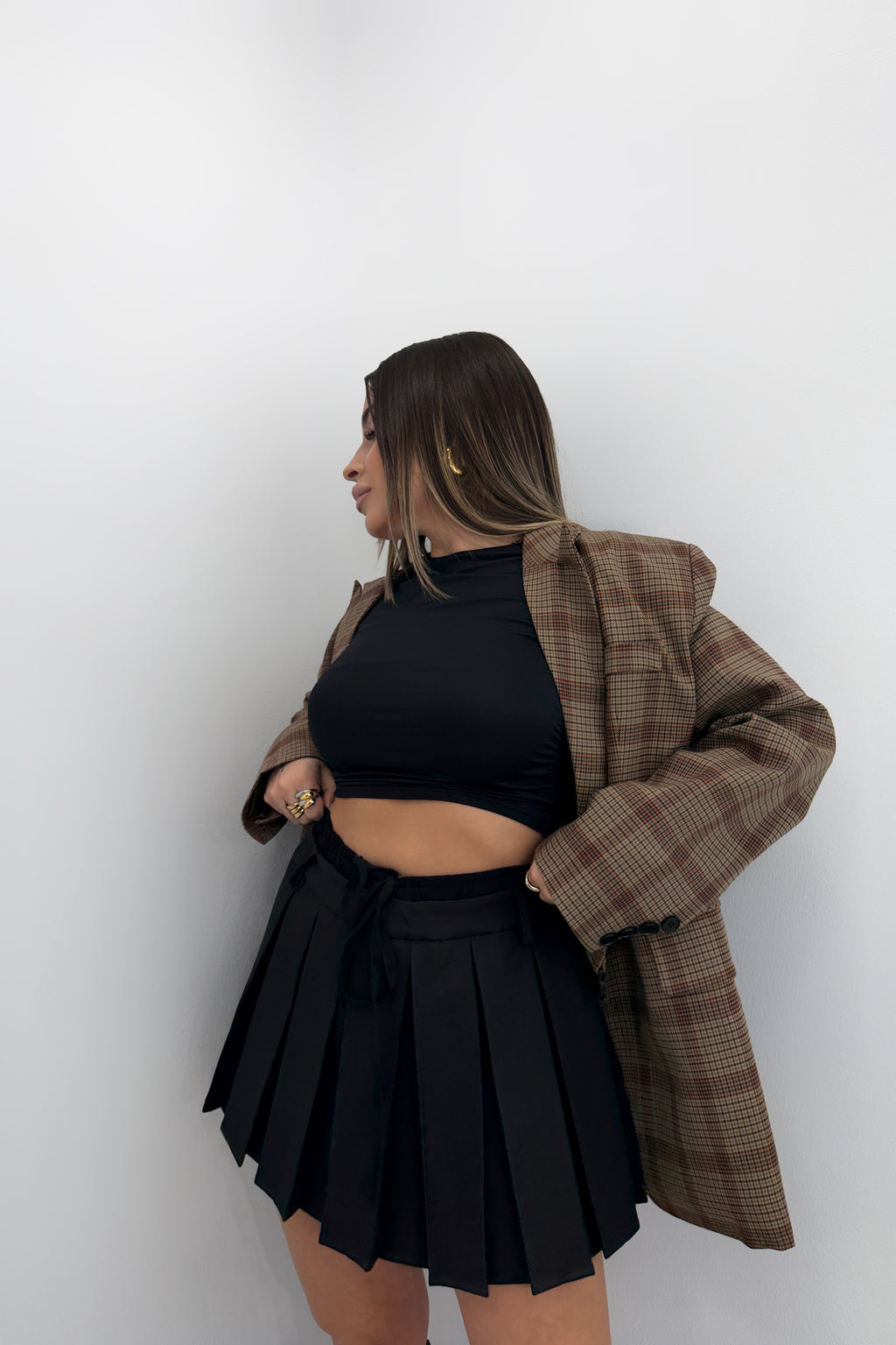 FALDA PANTALÓN TABLAS