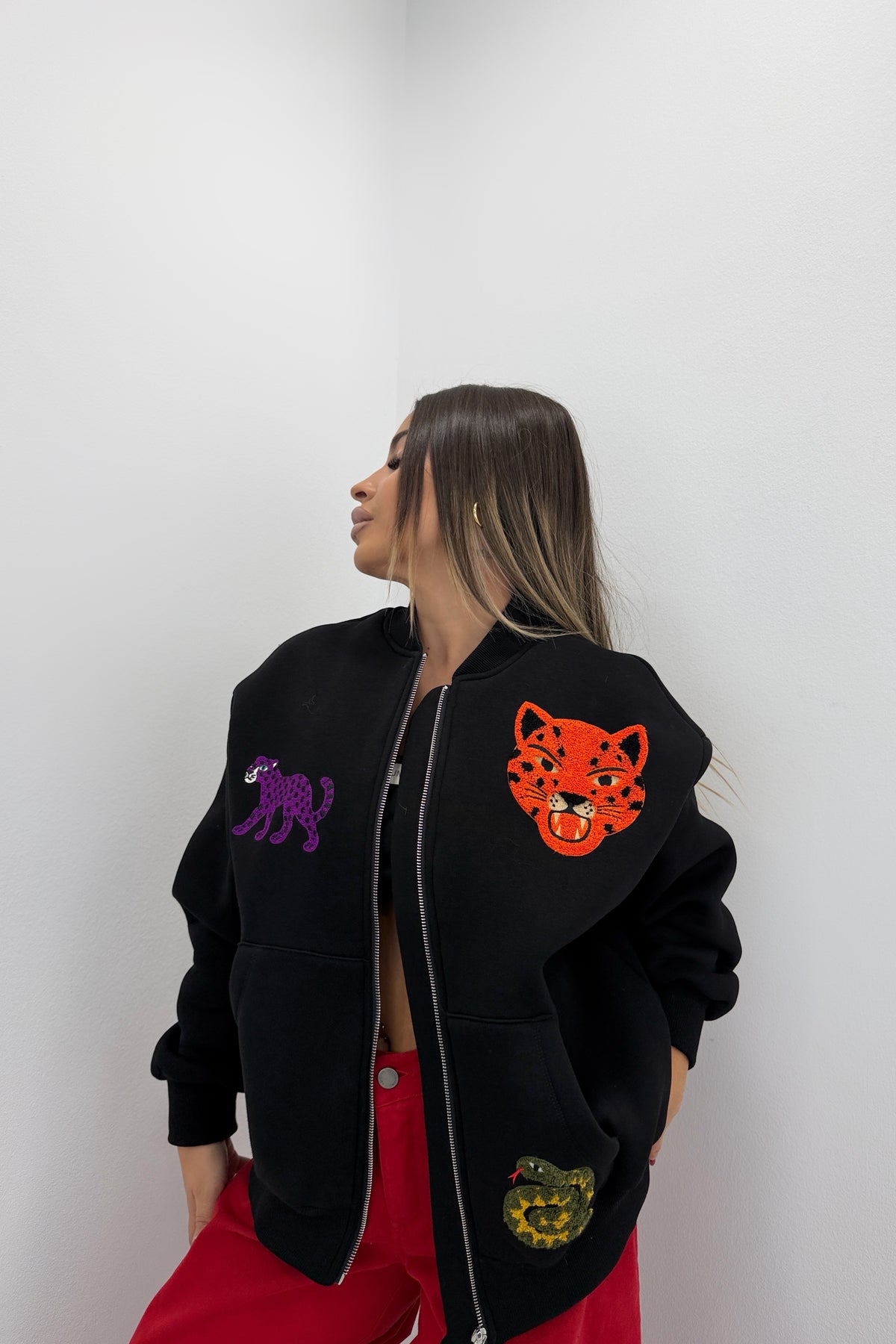 CHAQUETA SUDADERA PARCH LUMINA