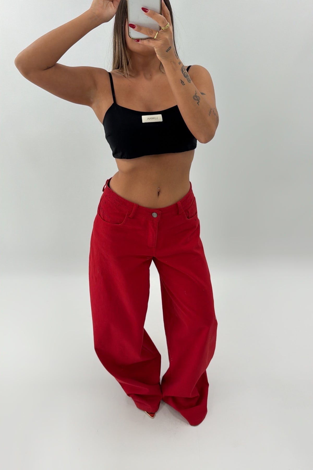 PANTALÓN CON PAÑUELO LUMINA