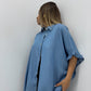 CAMISA VOLANT DENIM