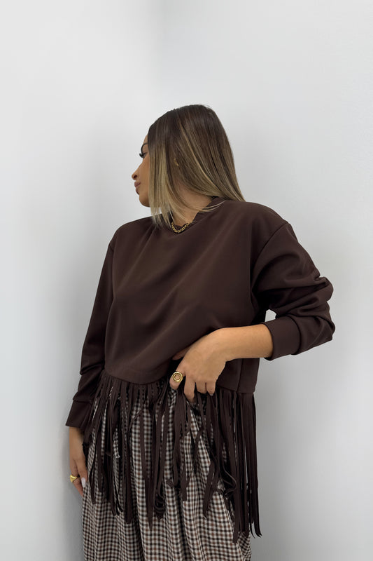 SUDADERA FLECOS