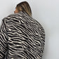 CHAQUETA ZEBRA MARRÓN