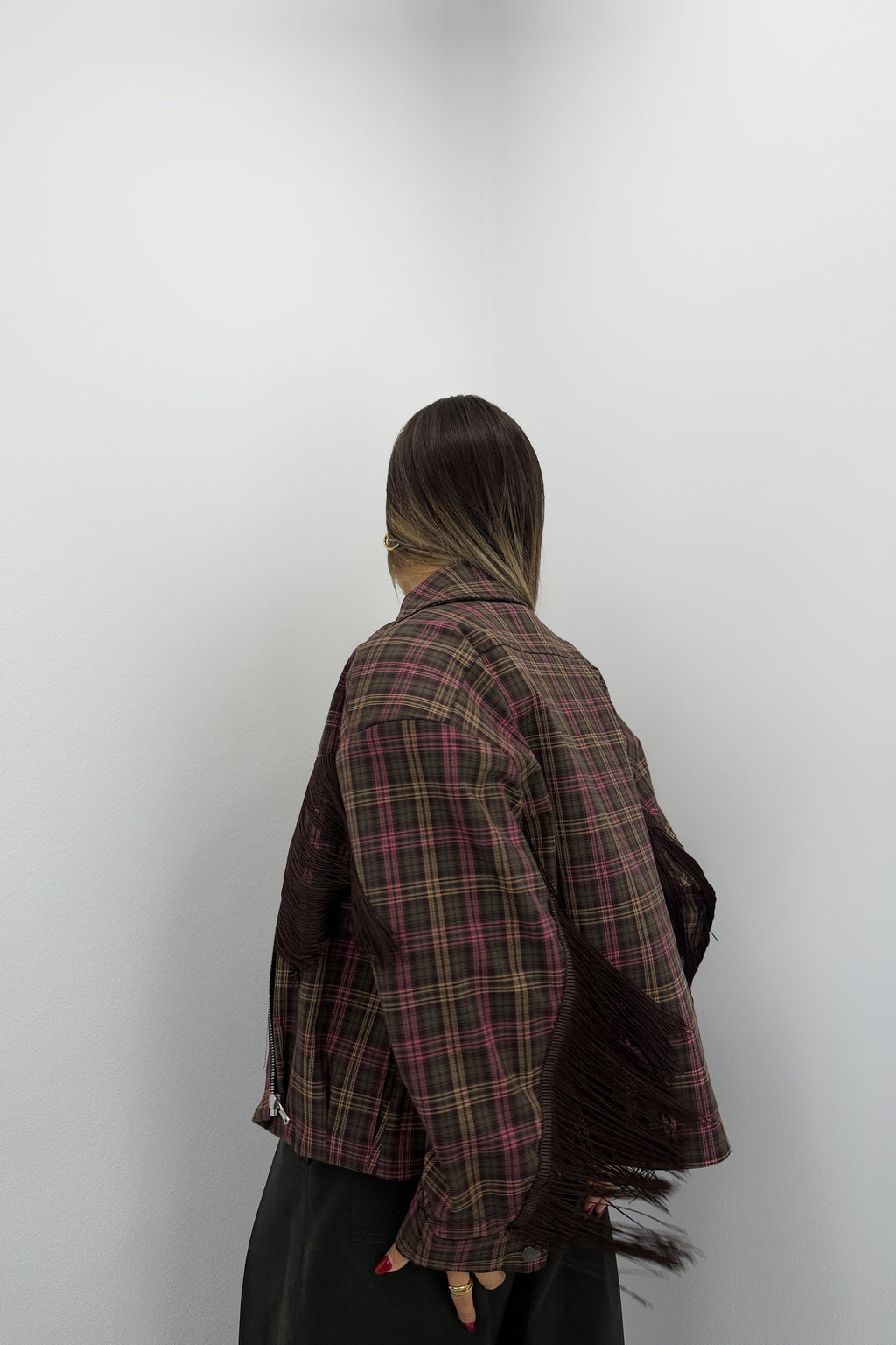 CHAQUETA BOMBER CUADRE LUMINA