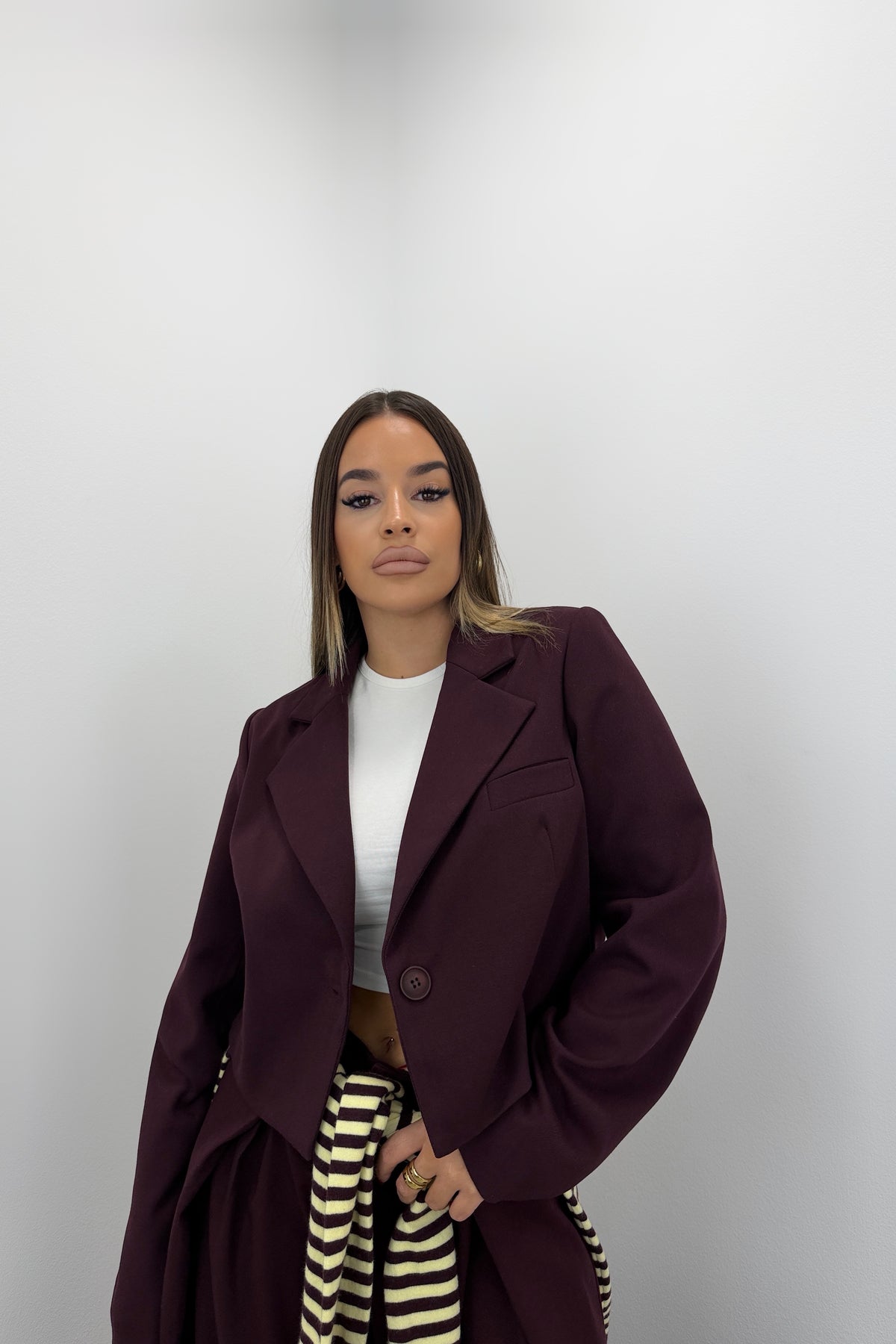 BLAZER CROPPED BUR