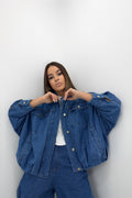 CHAQUETA BOMBER DENIM