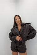 CHAQUETA POLEI MARRÓN