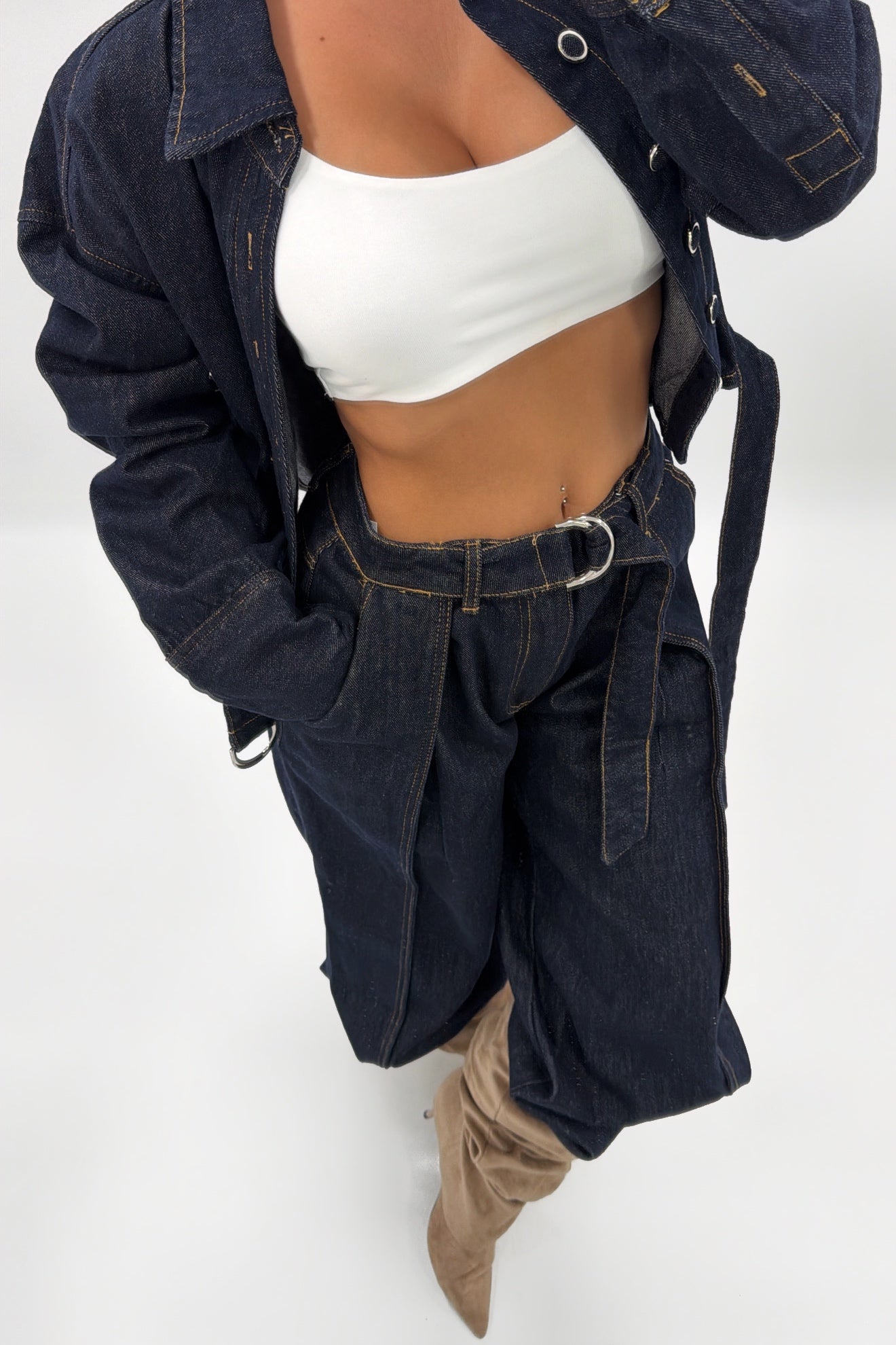 JEANS OSCU CON CINTURÓN