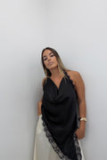 BLUSA SATÉN ASIMÉTRICA