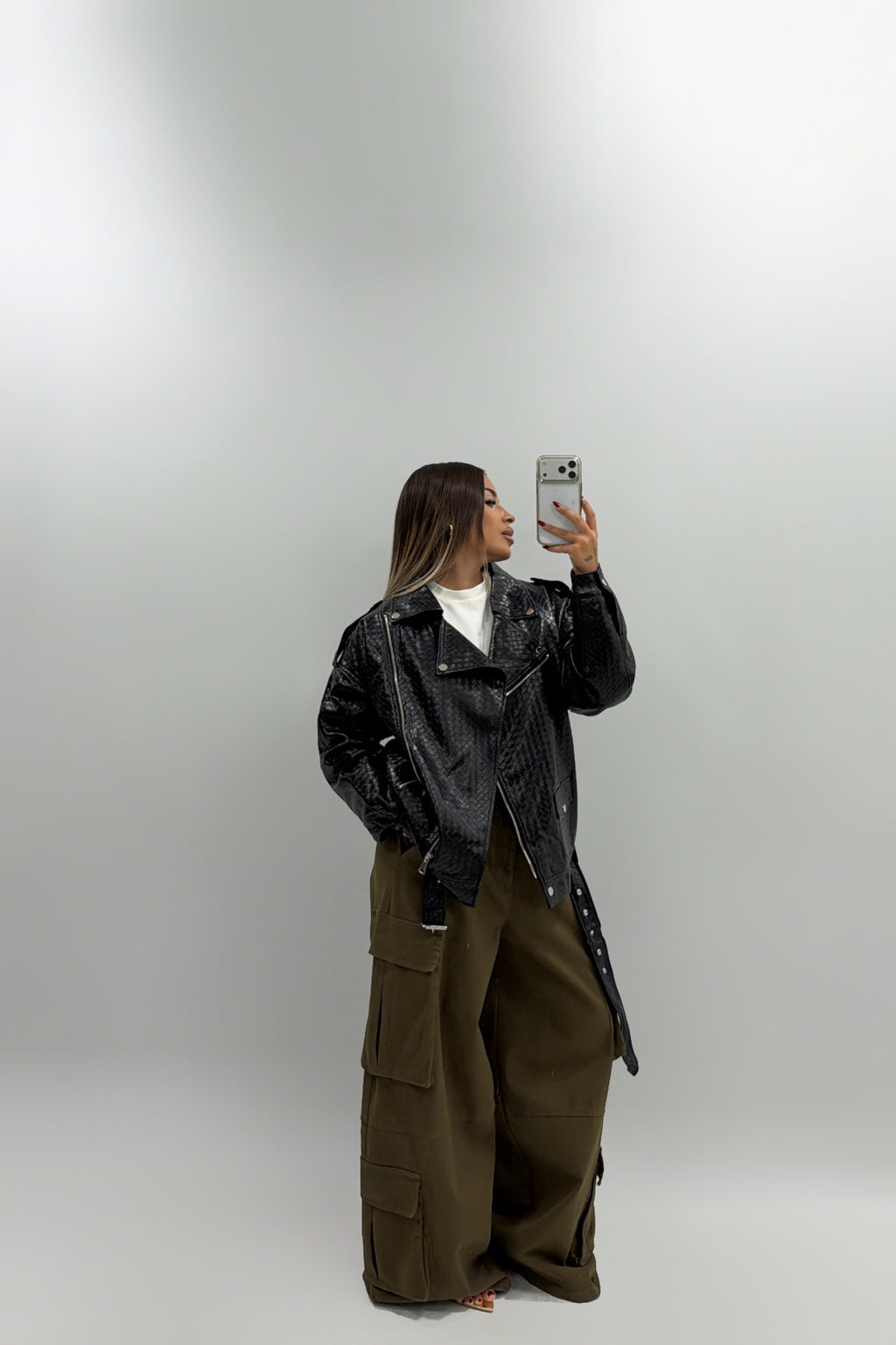 JEANS CARGO LUMINA
