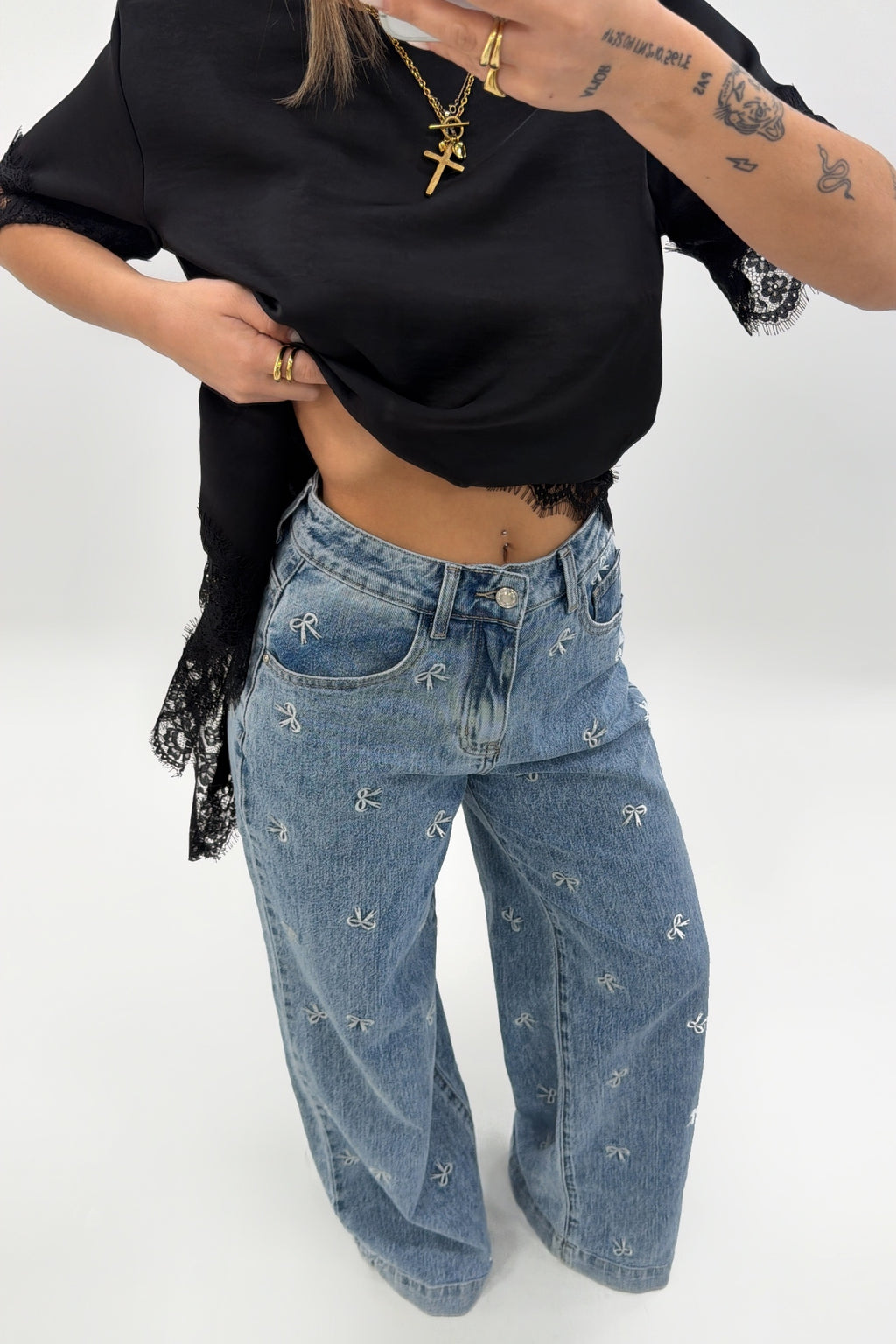 PANTALÓN LAZO DENIM