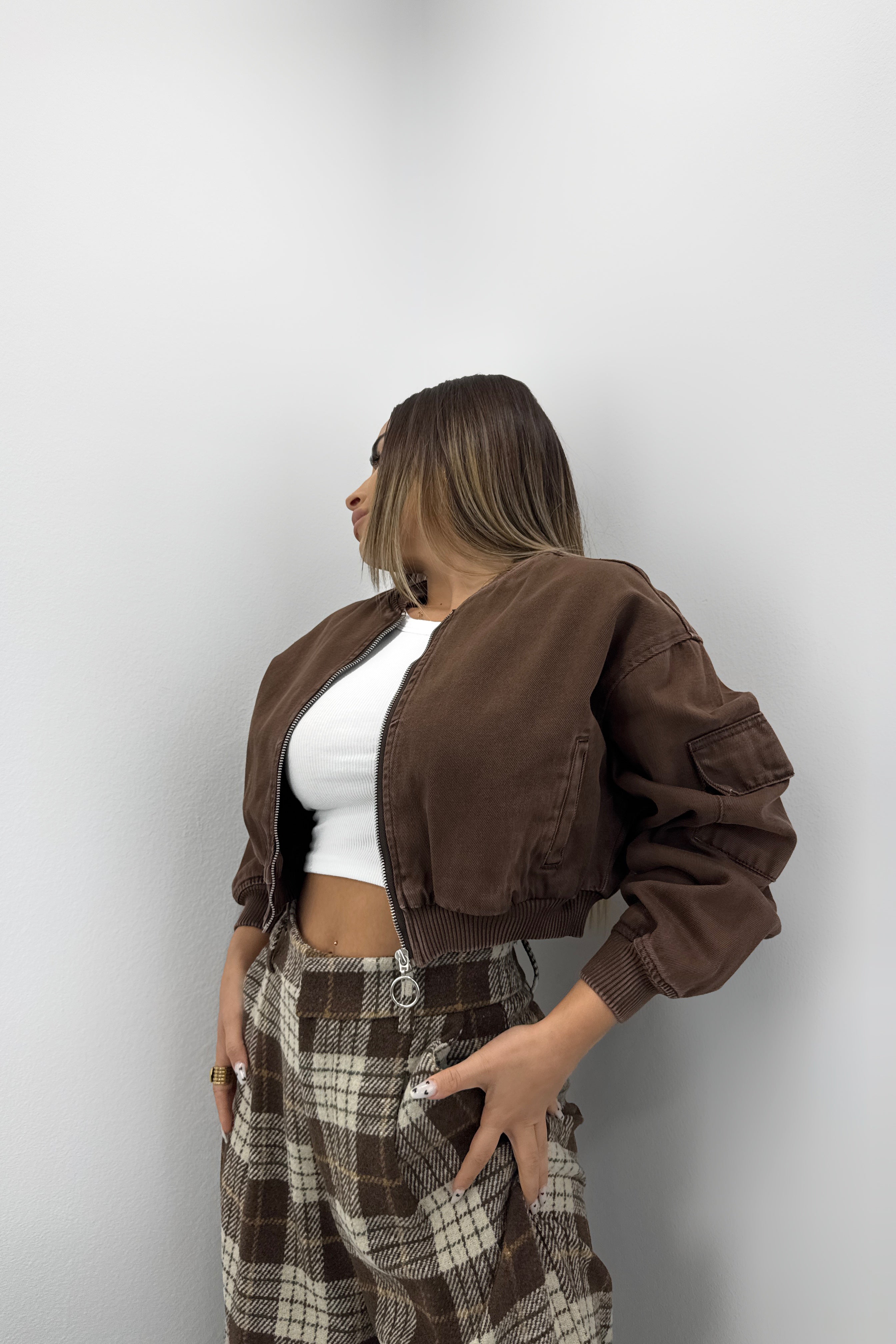 BOMBER CROPPED LUMINA