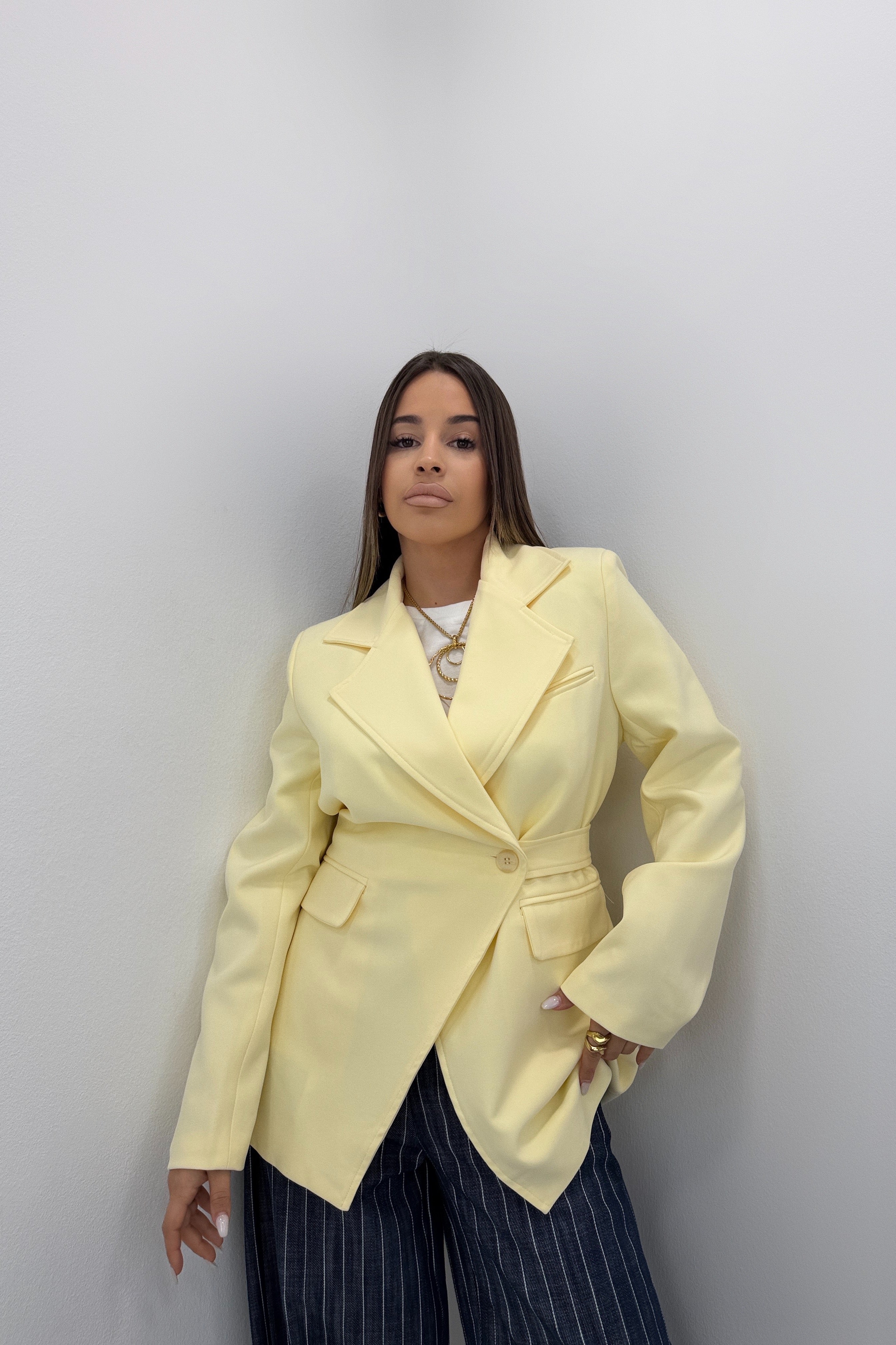BLAZER CINTURÓN BOTTON