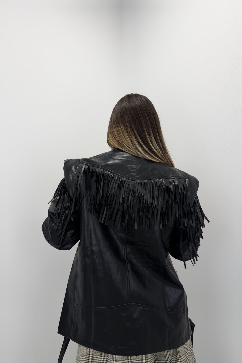 CHAQUETA BIKER FLECOS
