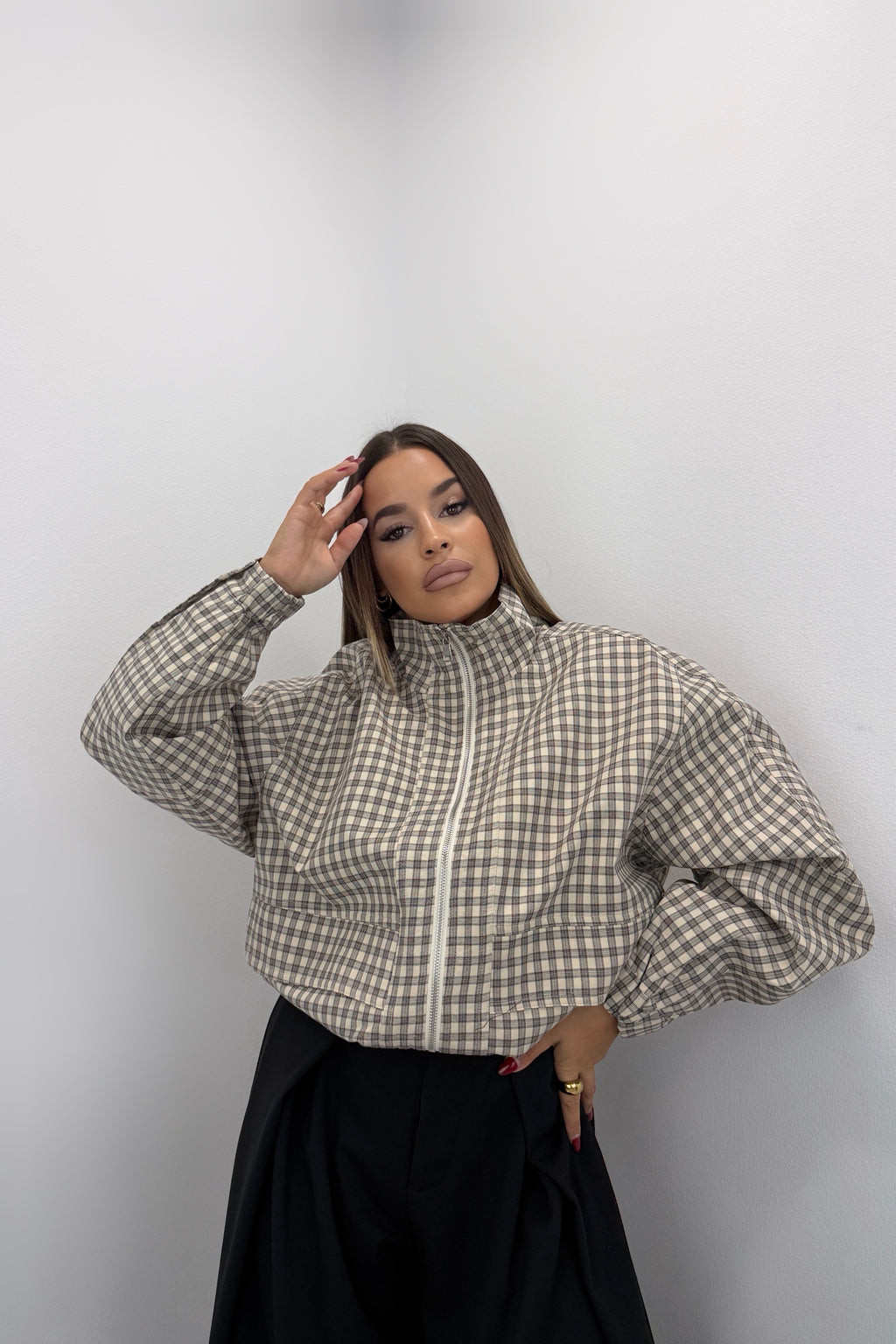 CHAQUETA | BOMBER CUADROS