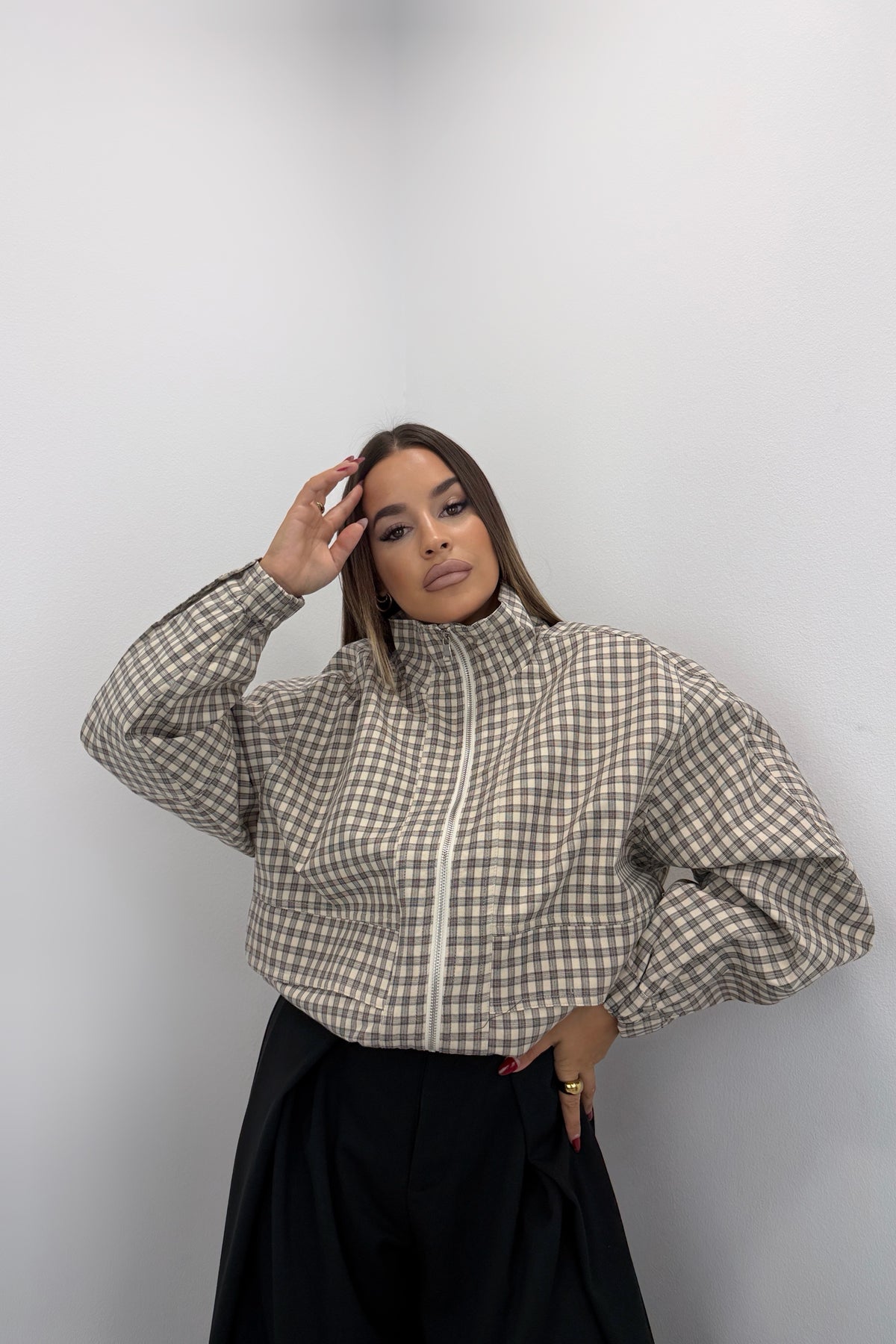CHAQUETA | BOMBER CUADROS