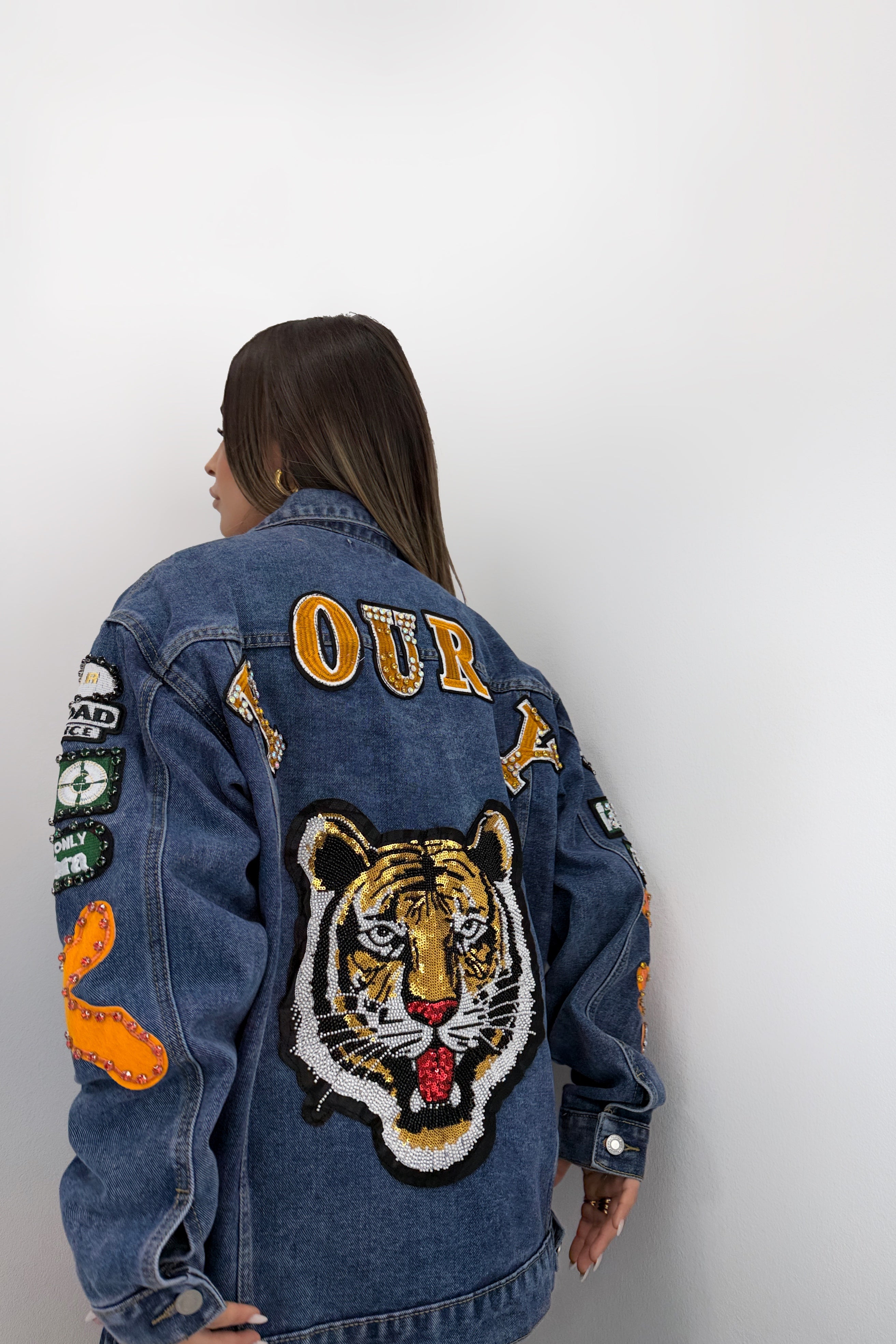 CHAQUETA DENIM TIGER