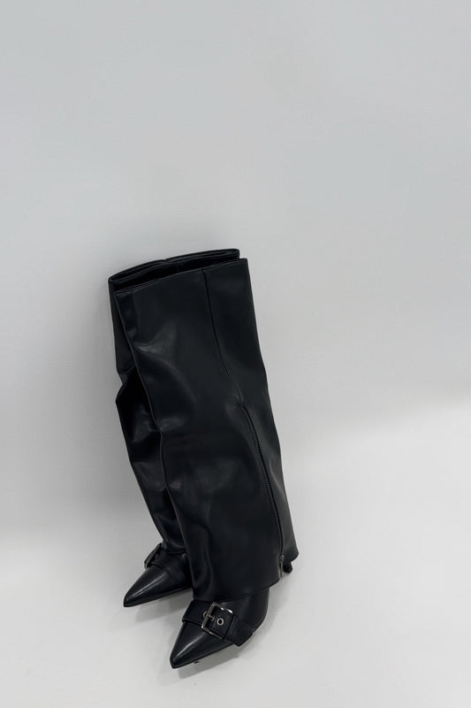 BOTAS TACÓN CON HEBILLA