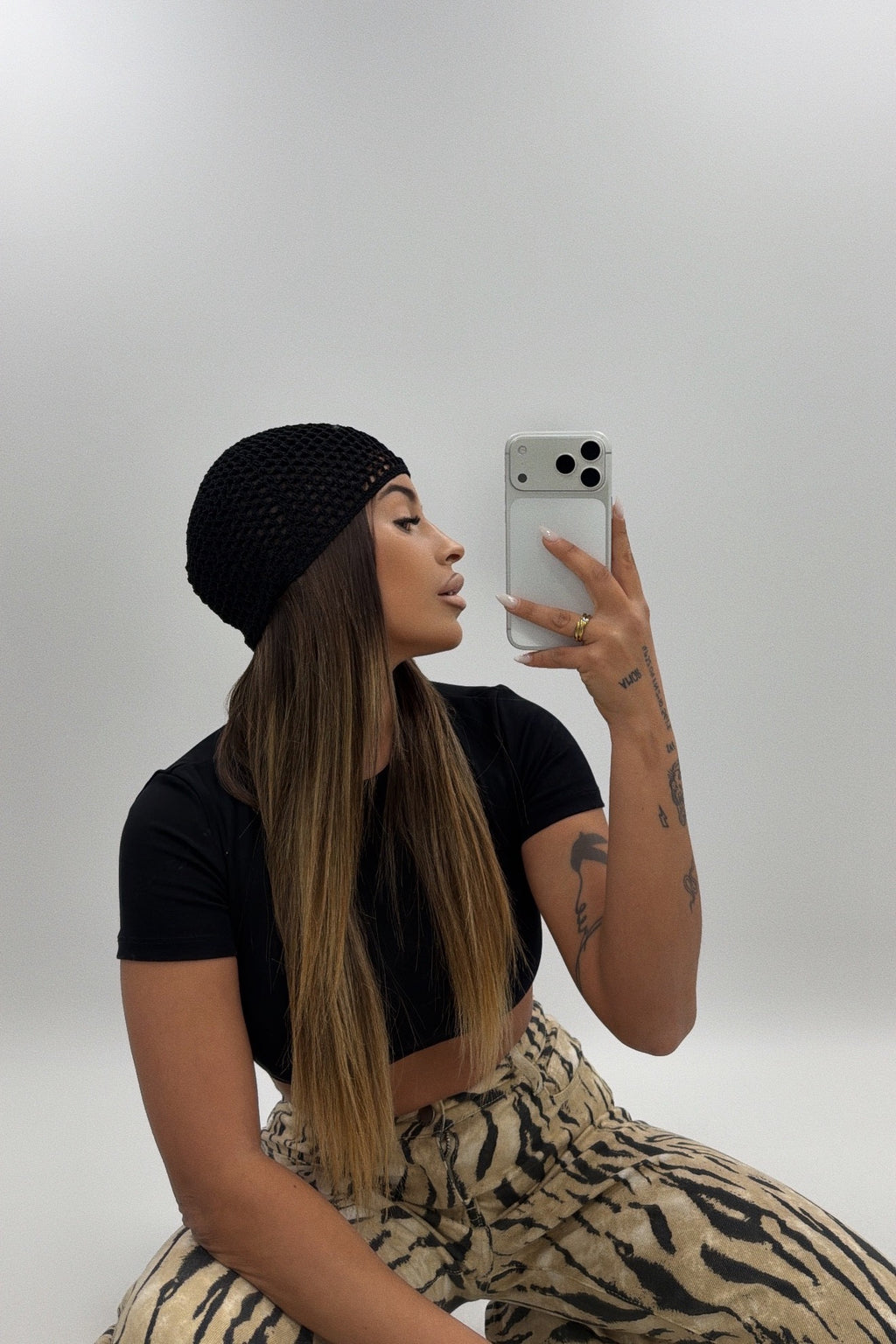 GORRO PUNT NEGRO