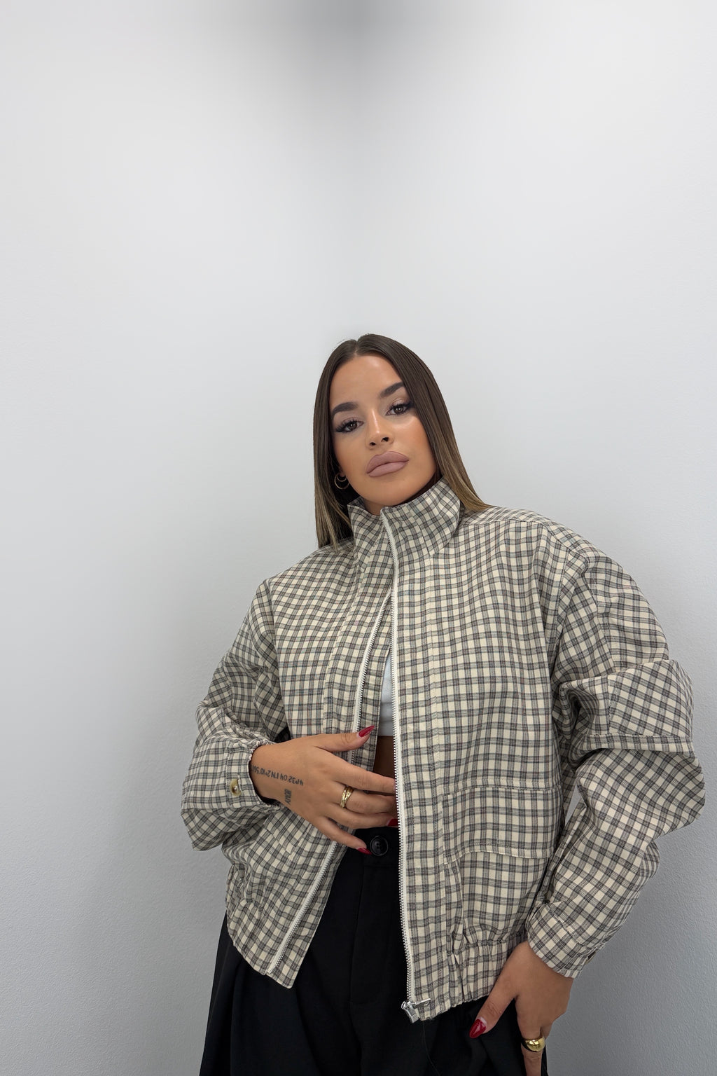 CHAQUETA | BOMBER CUADROS