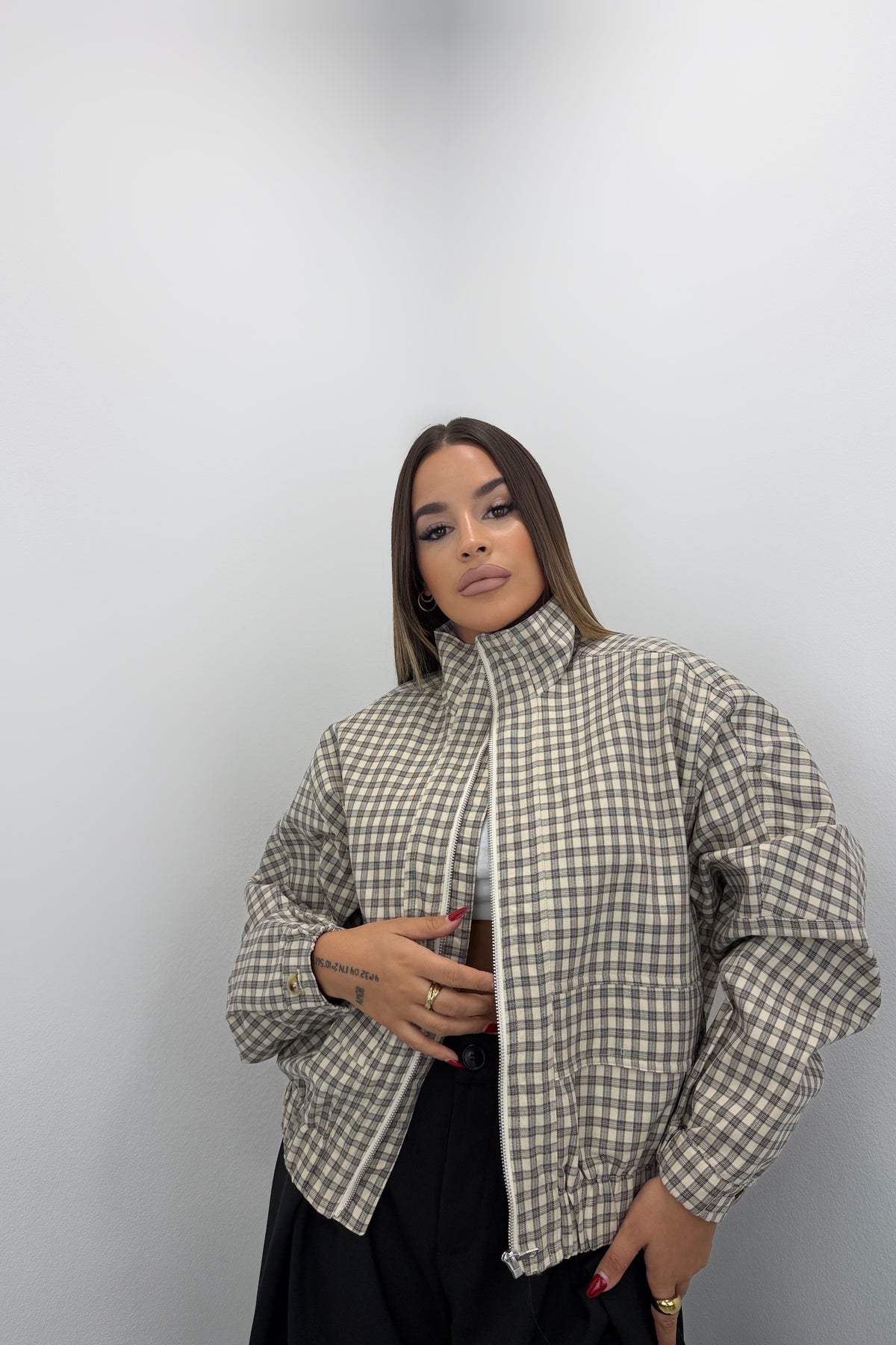 CHAQUETA | BOMBER CUADROS