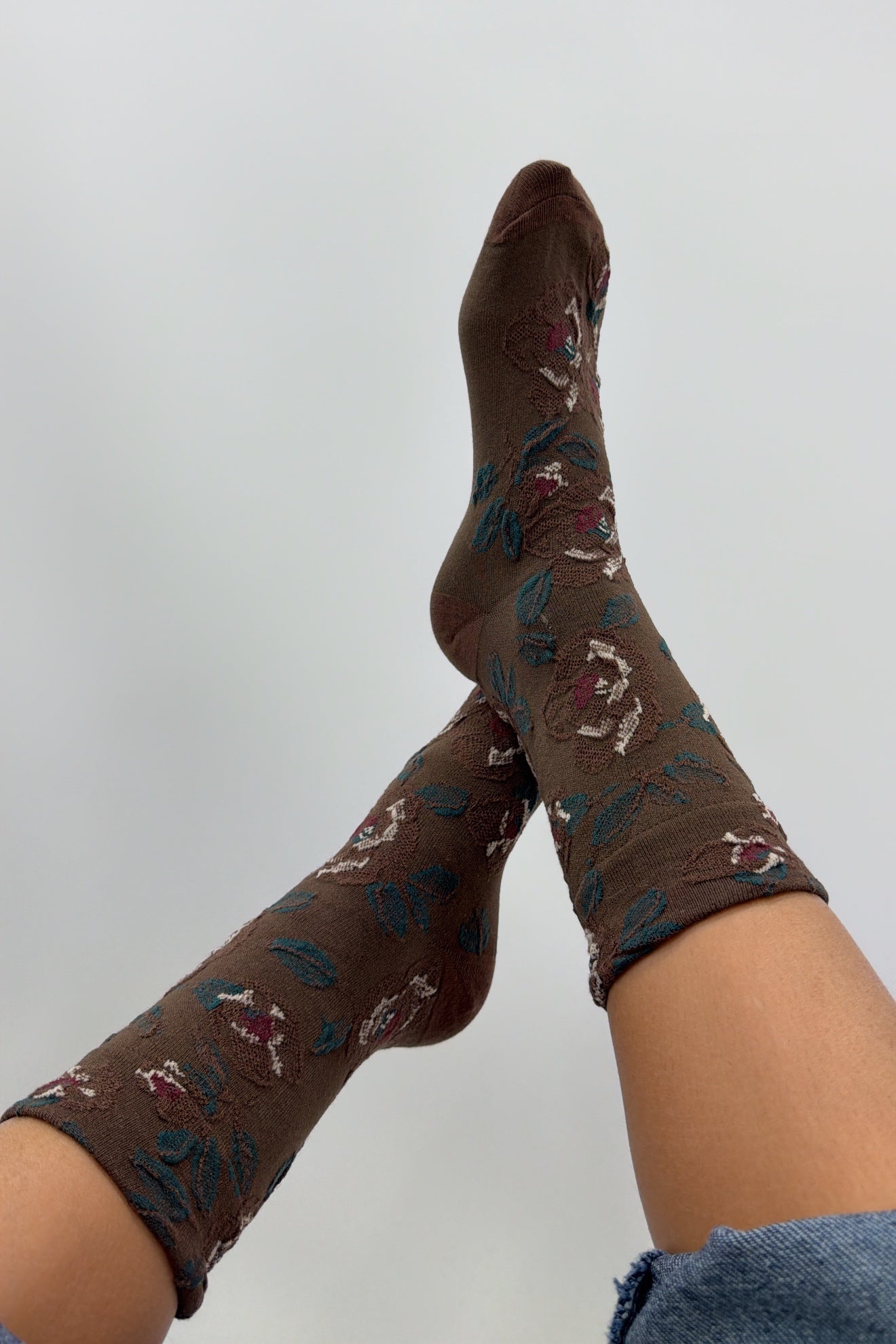 CALCETINES ROSAS AND SMILEY