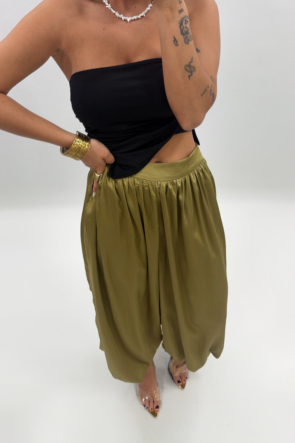 PANTALÓN SATÉN BOMBACH