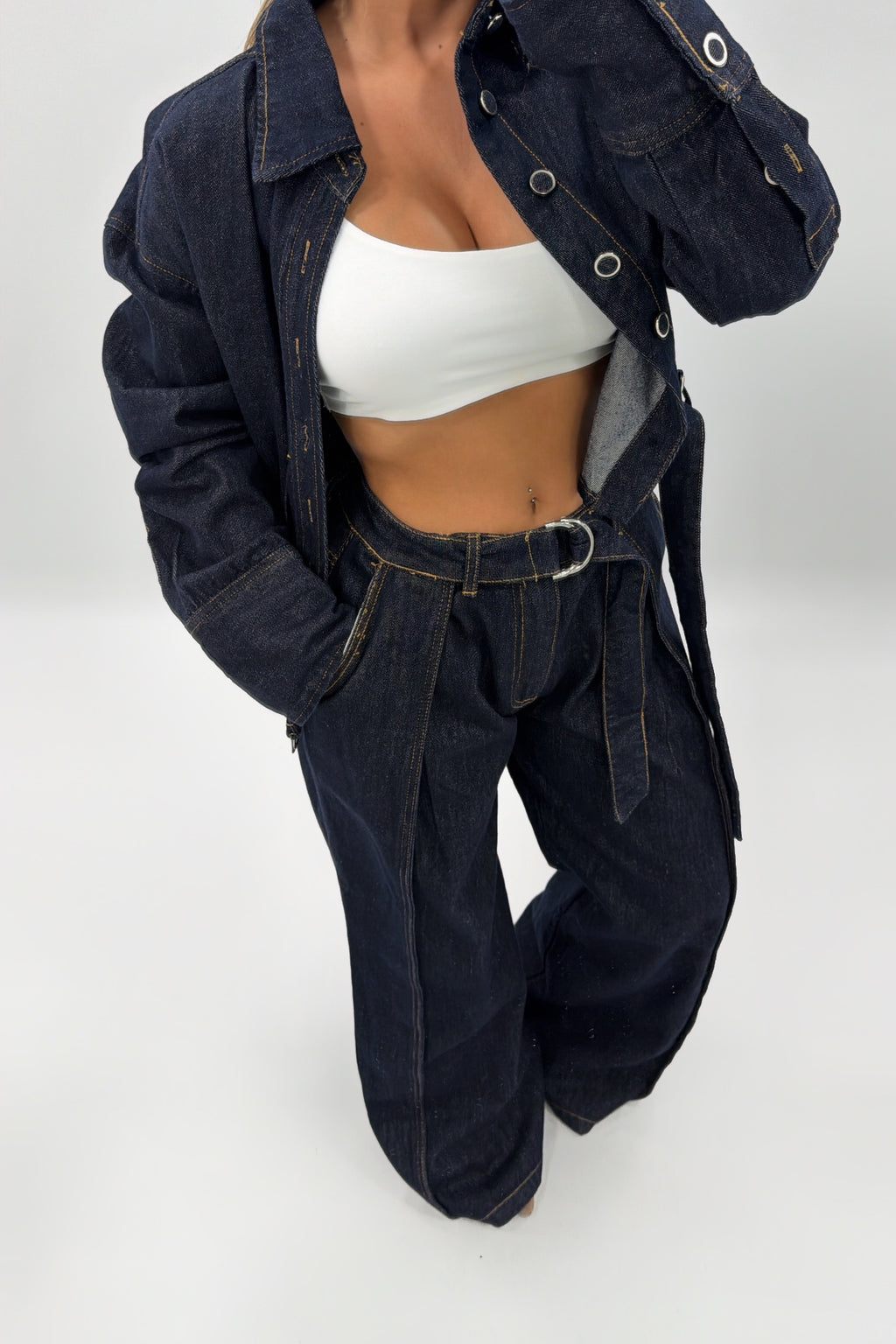 JEANS OSCU CON CINTURÓN