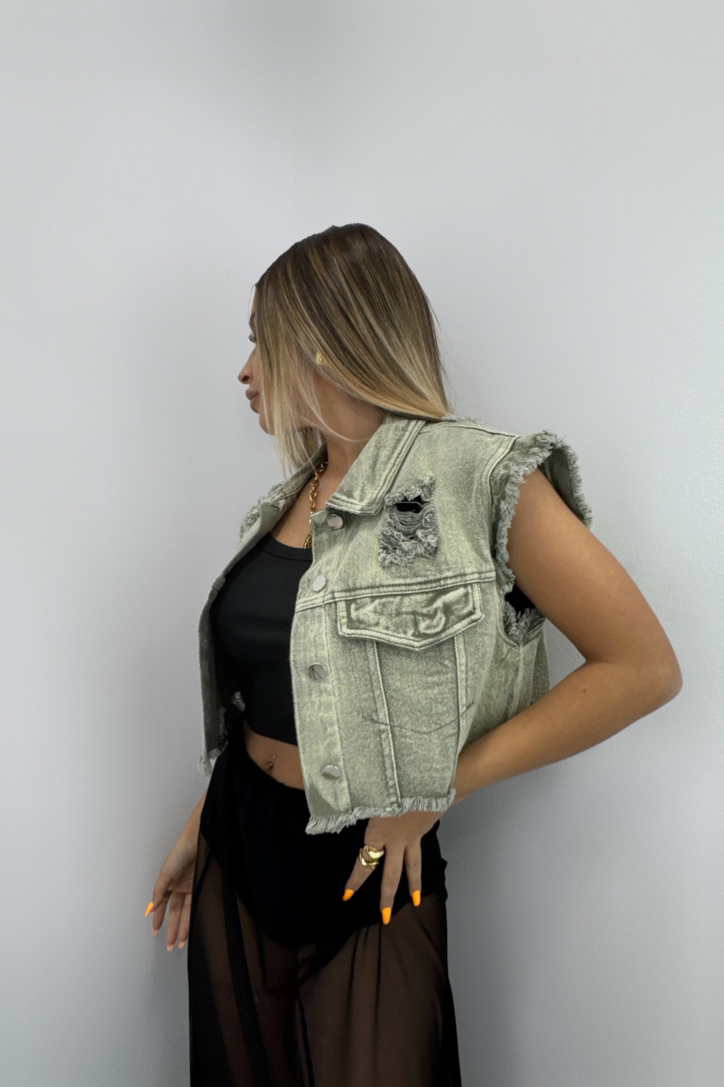 CHALECO DENIM
