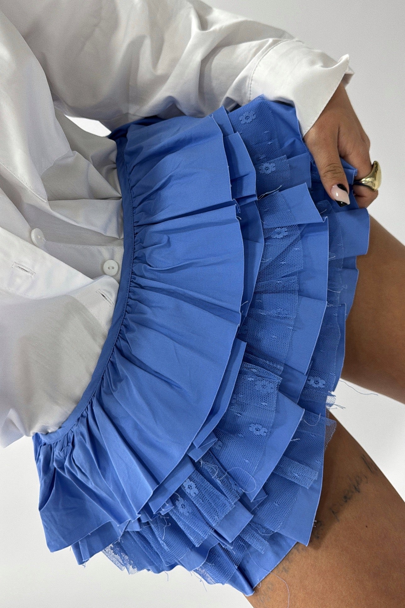 FALDA PANTALON VOLANT