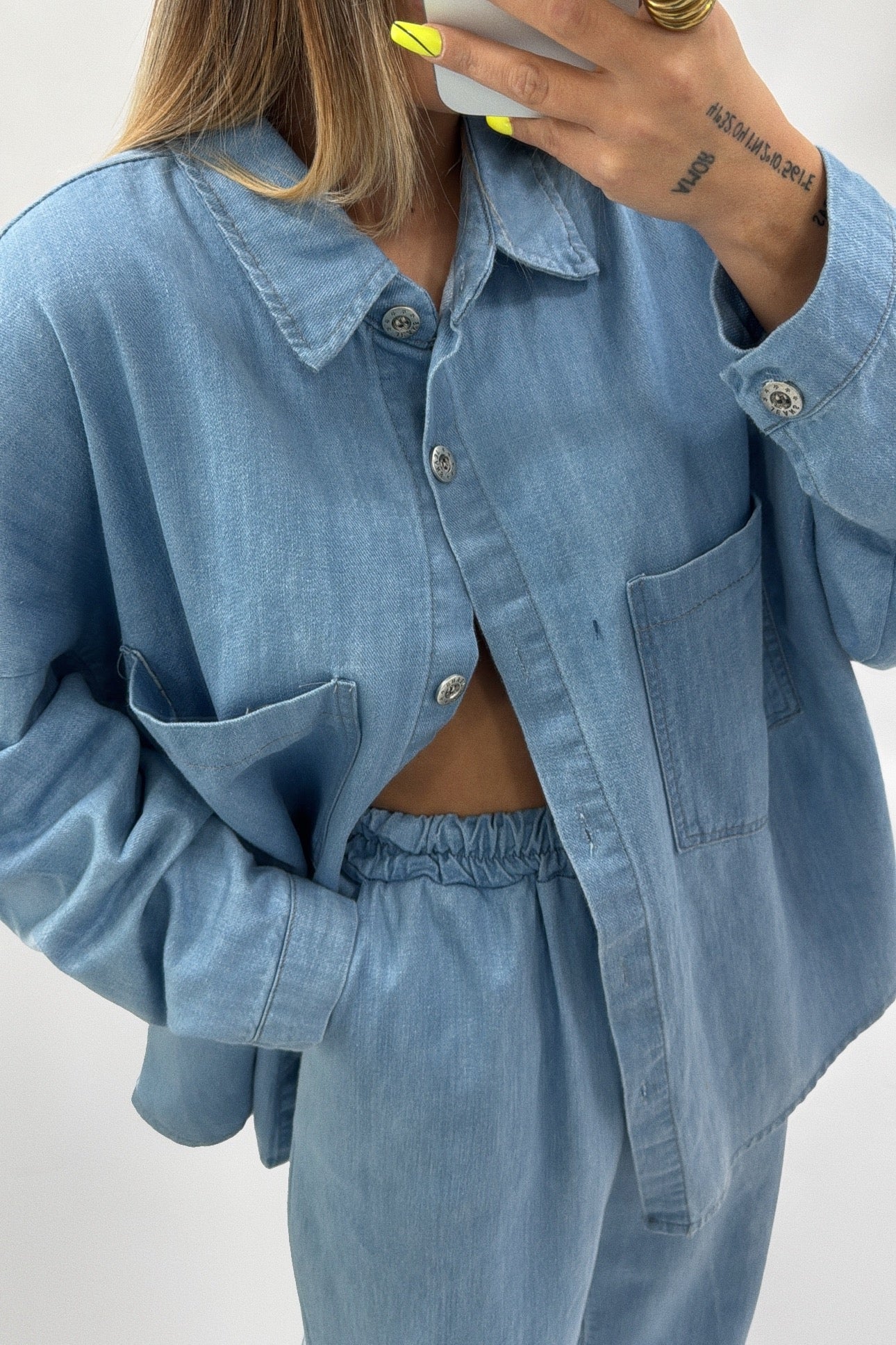 PANTALÓN FLUIDO DENIM