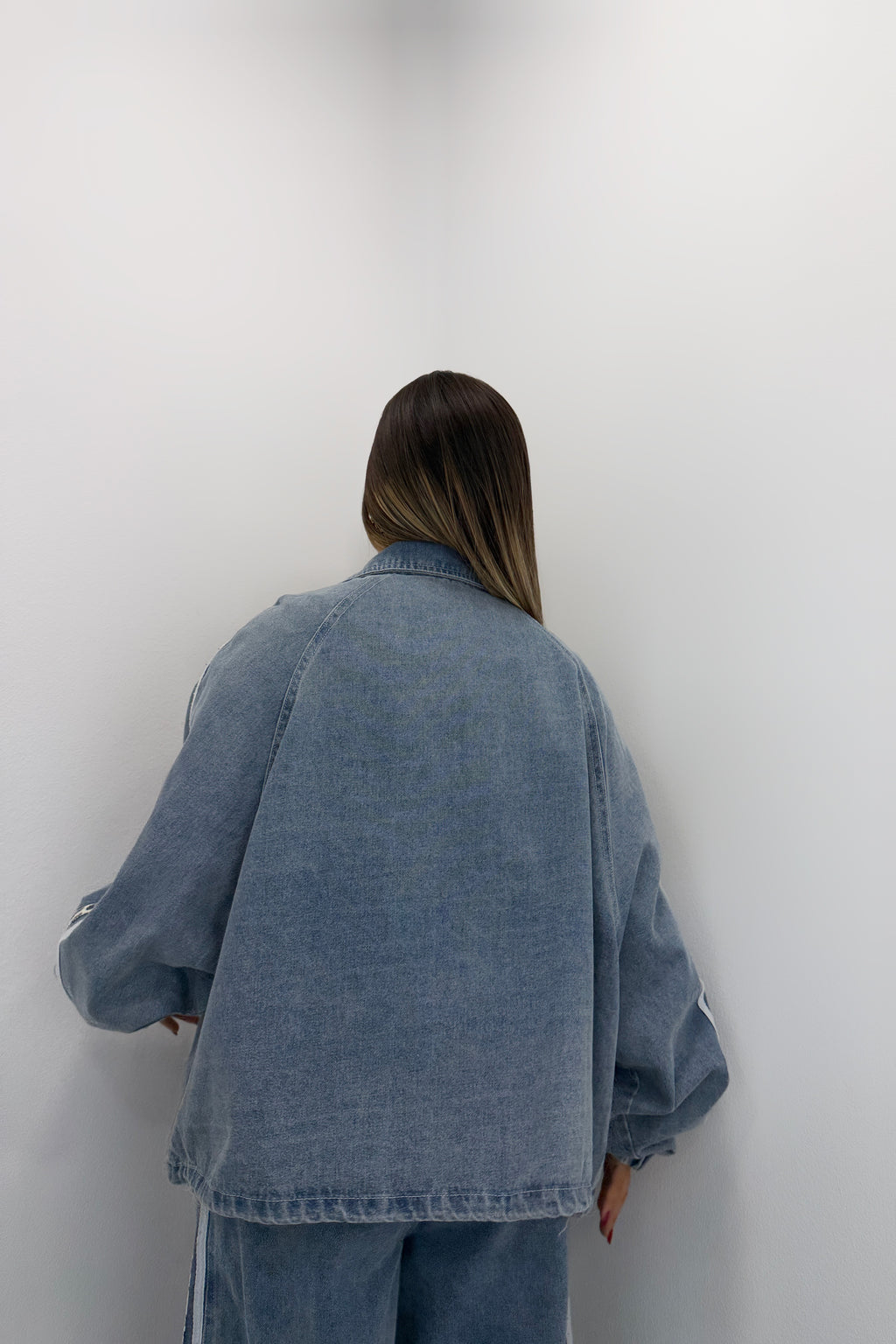 CONJUNTO DENIM COMBINADO
