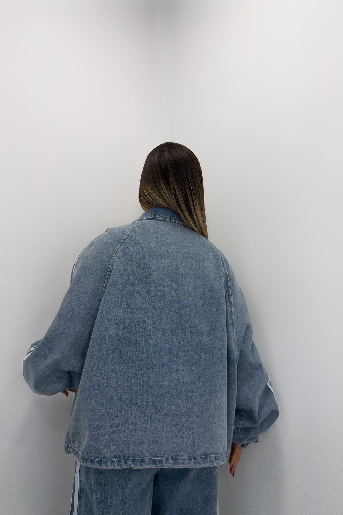 CONJUNTO DENIM COMBINADO