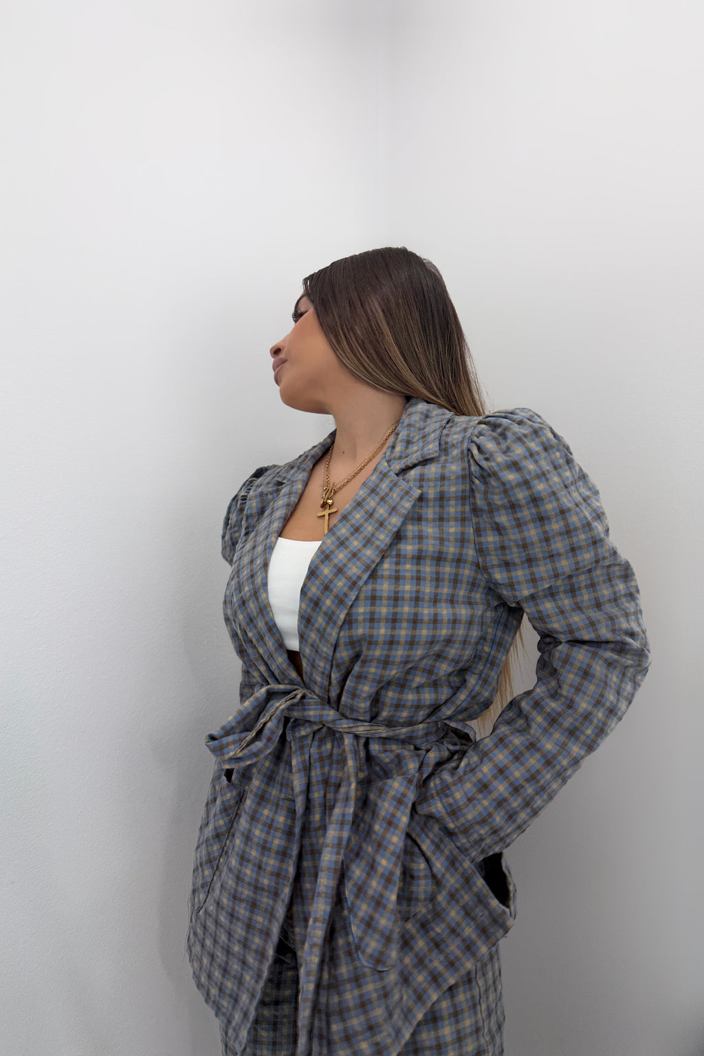 BLAZER MANGA ABULLONADA