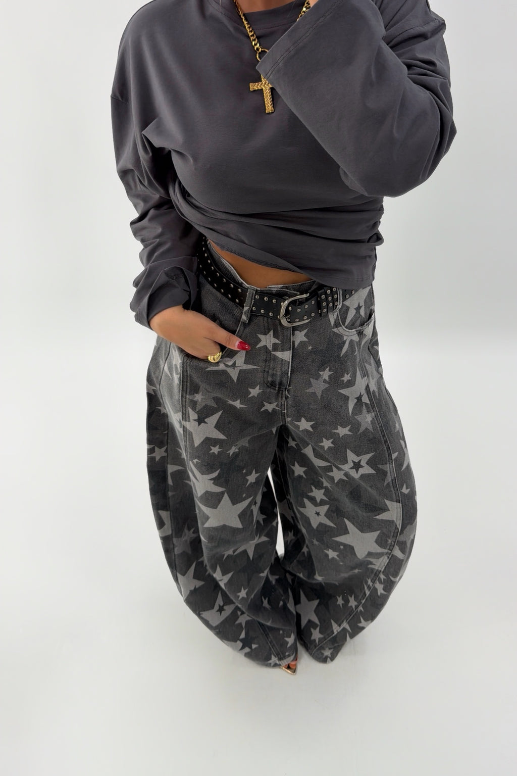 PANTALÓN ESTELAR CON CINTURÓN